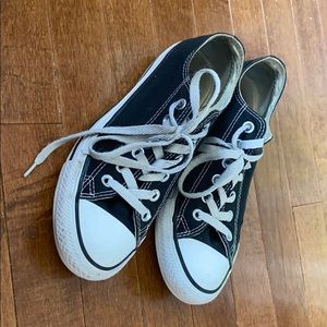 Black and White Converse Shoes